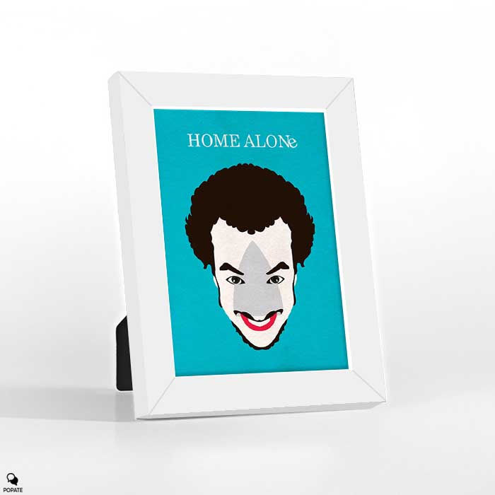 Thumbnail: Home Alone Minimalist Mini Framed Print - Marv