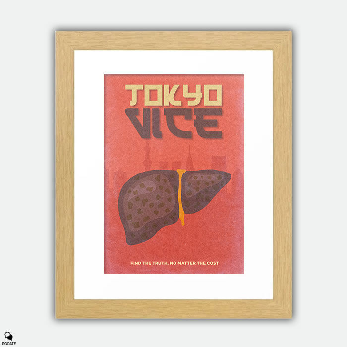Thumbnail: Tokyo Vice Alternative Large Framed Print - Liver