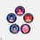 Thumbnail: Fleabag Fan Art Stickers Pack of 10 - Characters