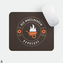 Red Wheelbarrow BBQ Mouse Pad from Mr Robot