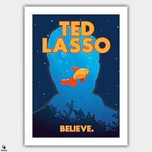 Ted Lasso Minimalist Poster - Goldfish