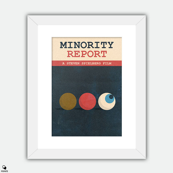 Thumbnail: Minority Report Minimalist Large Framed Print - Balls