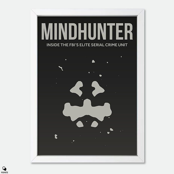 Thumbnail: Mindhunter Minimalist Mini Framed Print - Rorschach