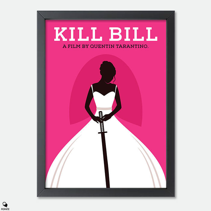 Kill Bill Vol. 1 Minimalist Mini Framed Print - The Bride