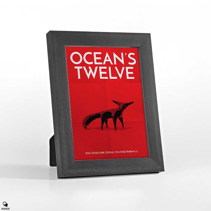 Thumbnail: Ocean's Twelve Minimalist Mini Framed Print