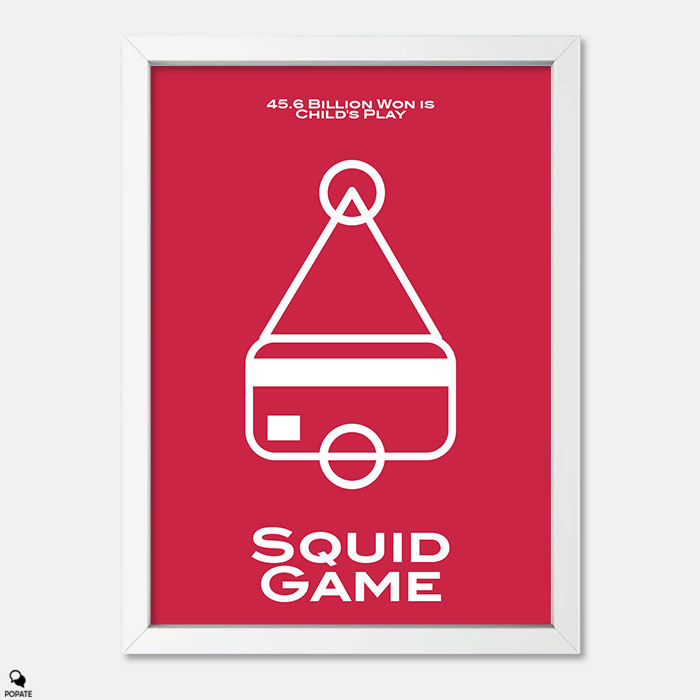 Thumbnail: Squid Game Minimalist Mini Framed Print - Secret Inspector