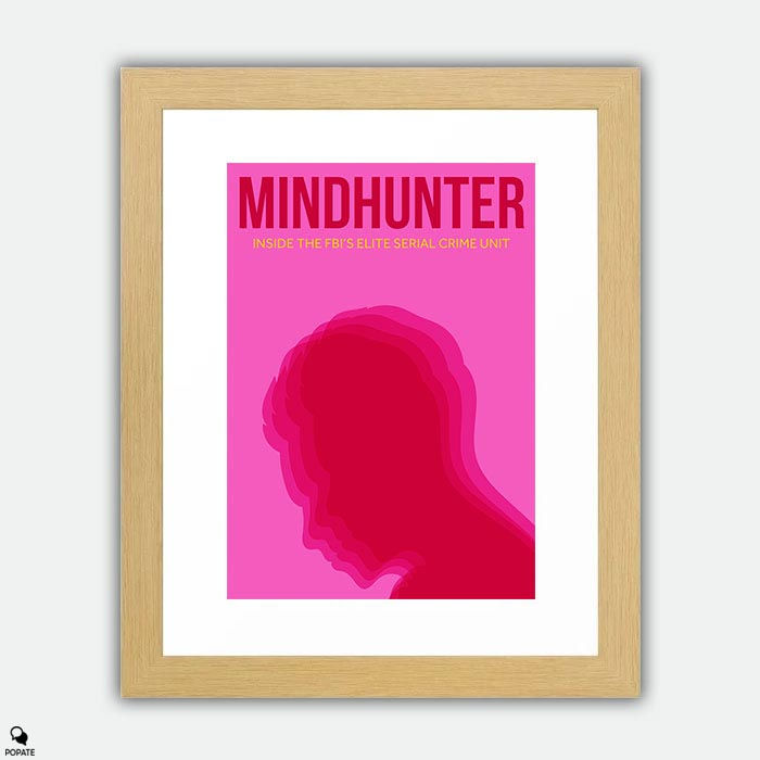 Thumbnail: Mindhunter Minimalist Framed Print - Cerebral