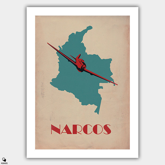 Narcos Vintage Poster