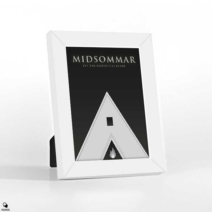 Thumbnail: Midsommar Minimalist Mini Framed Print - Festivities