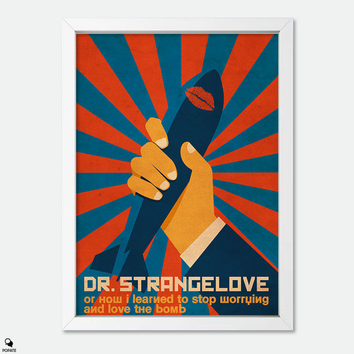 Thumbnail: Dr. Strangelove Alternative Vintage Mini Framed Print - Precious Bodily Fluids