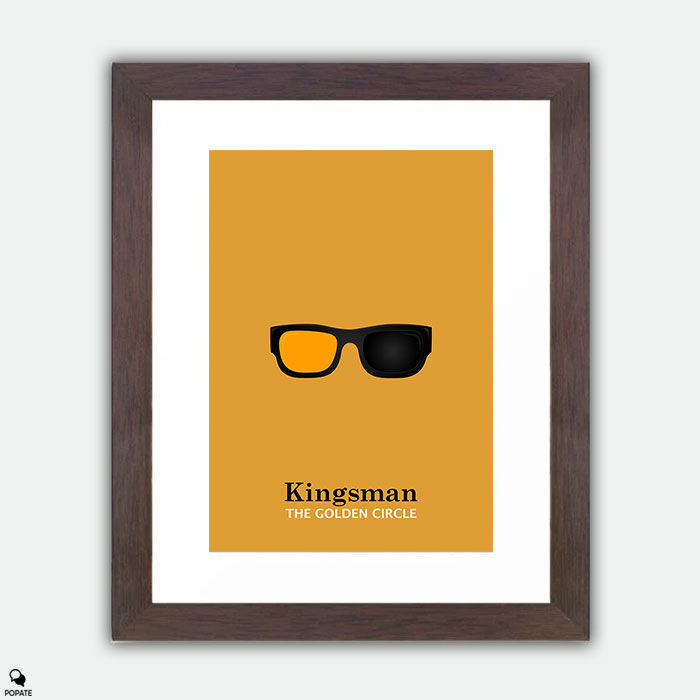 Thumbnail: Kingsman: The Golden Circle Minimalist Large Framed Print