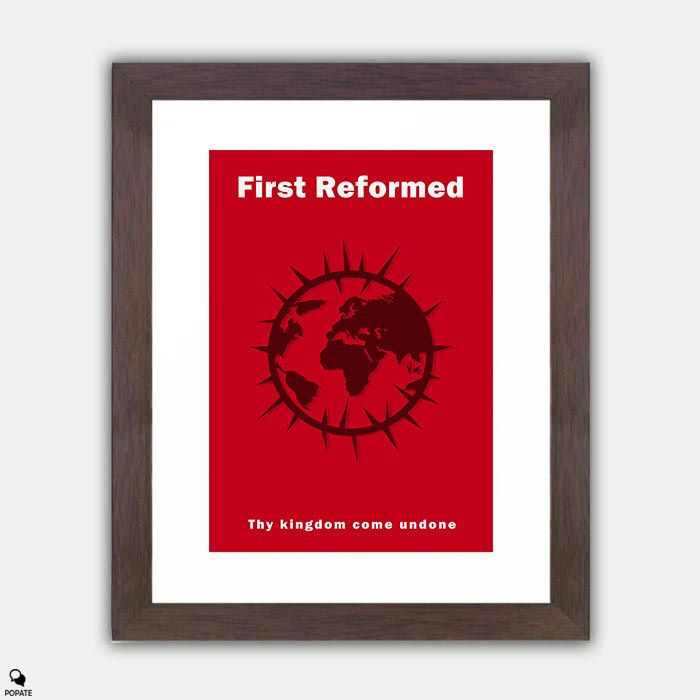Thumbnail: First Reformed Minimalist Large Framed Print