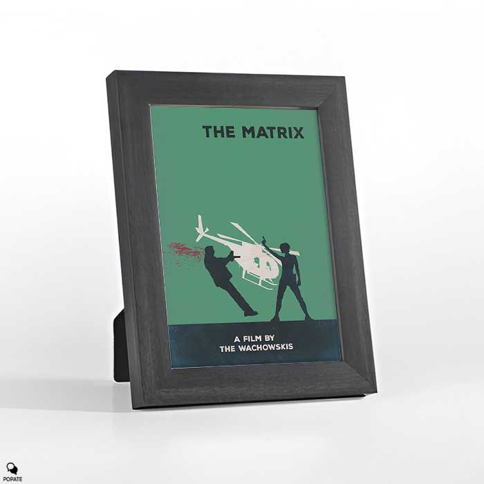 Thumbnail: The Matrix Minimalist Mini Framed Print - Dodge This