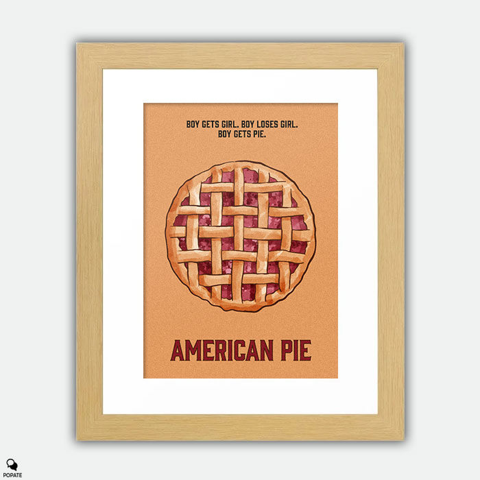 Thumbnail: American Pie Alternative Large Framed Print