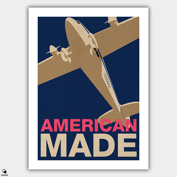 American Made Vintage Alternative Poster