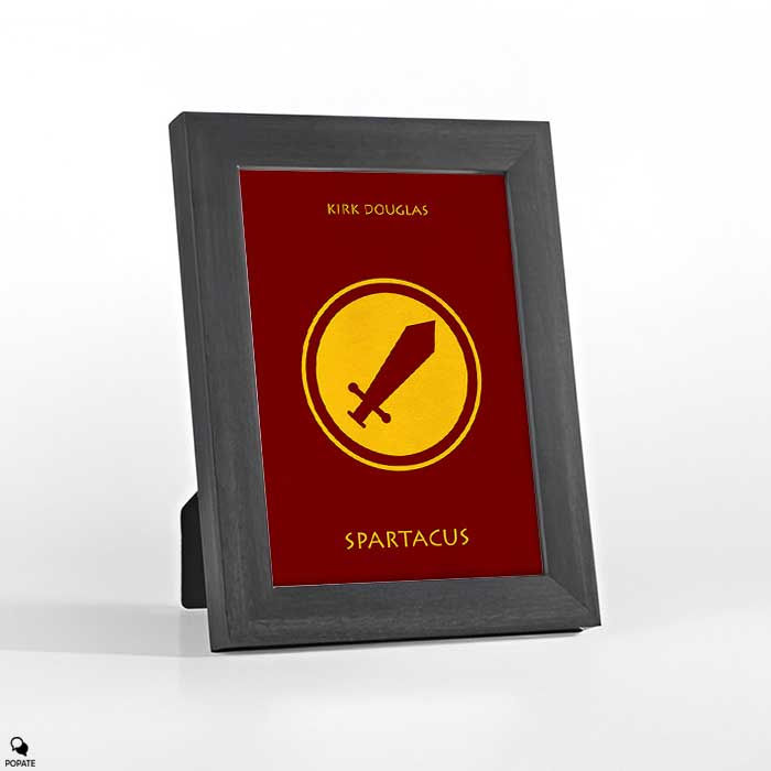 Thumbnail: Spartacus Minimalist Mini Framed Print