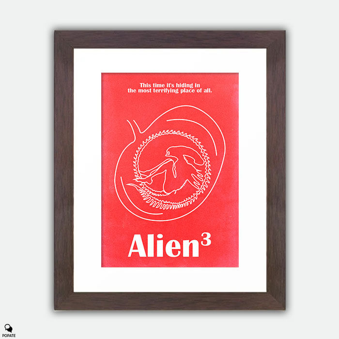 Thumbnail: Alien 3 Minimalist Large Framed Print - Foetus