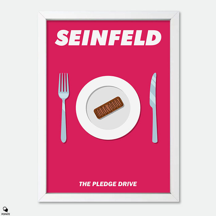 Thumbnail: Seinfeld Alternative Mini Framed Print - The Pledge Drive
