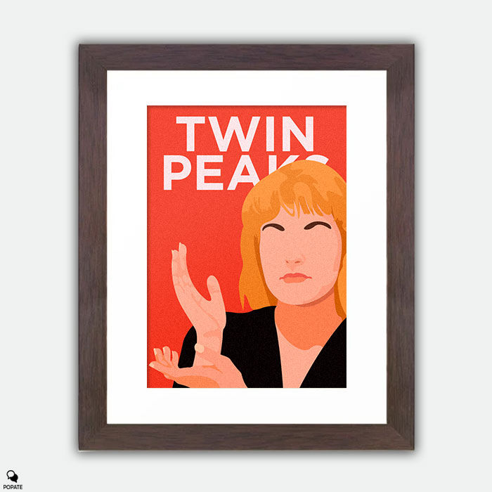 Thumbnail: Twin Peaks Minimalist Framed Print - Laura Palmer