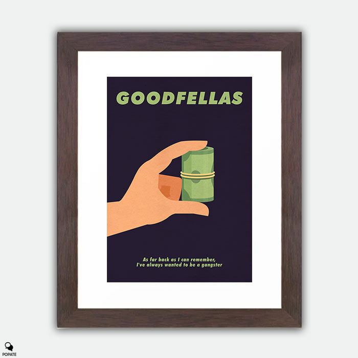 Thumbnail: Goodfellas Minimalist Framed Print - This Much