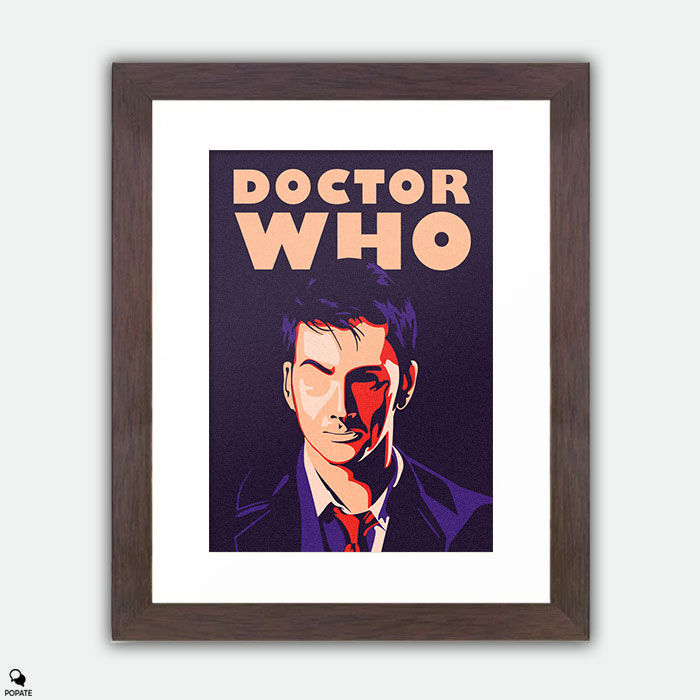 Thumbnail: Doctor Who Minimalist Large Framed Print