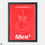 Thumbnail: Alien 3 Minimalist Mini Framed Print - Fertilization