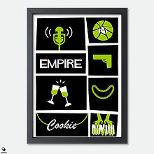 Empire Saul Bass Style Alternative Mini Framed Print