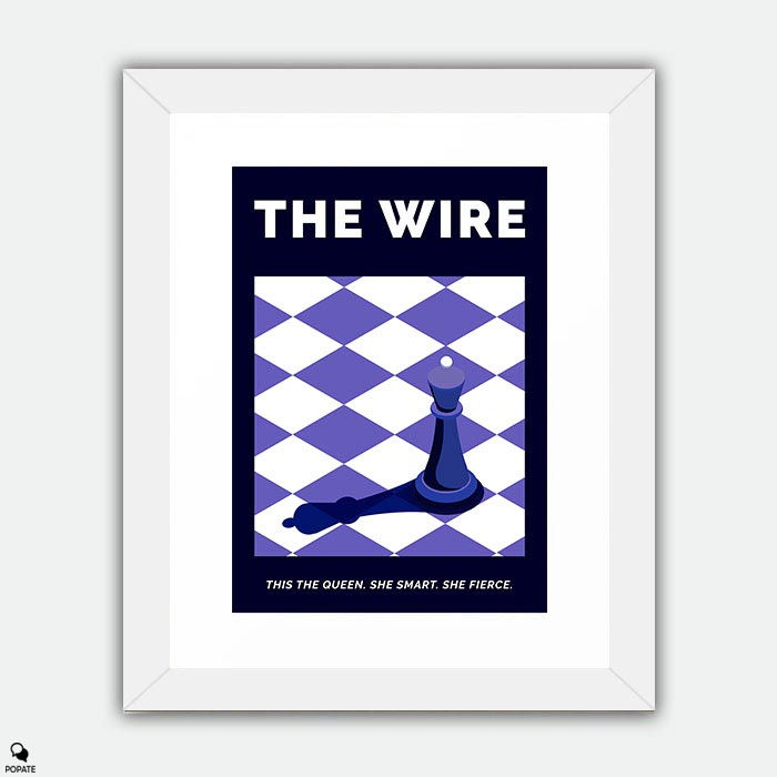 Thumbnail: The Wire Alternative Large Framed Print - The Queen