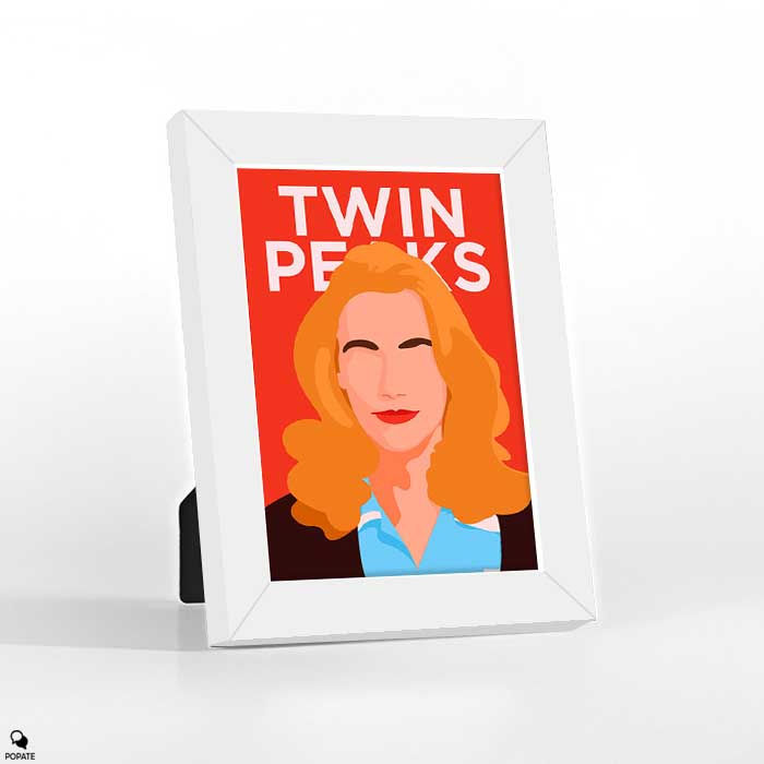 Thumbnail: Twin Peaks Minimalist Mini Framed Print - Norma Jennings