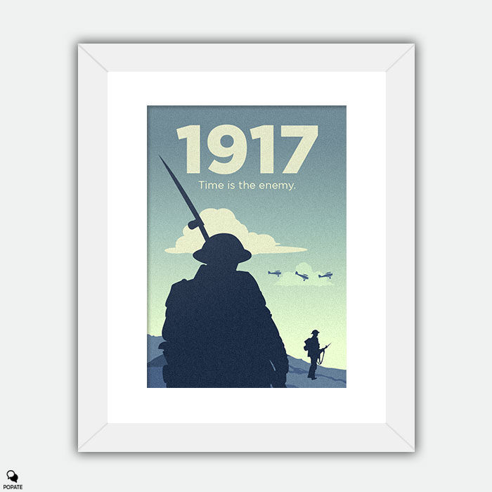 Thumbnail: 1917 Minimalist Large Framed Print