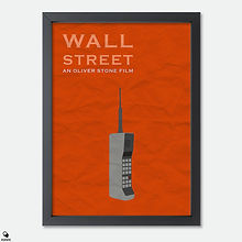 Wall Street Minimalist Mini Framed Print