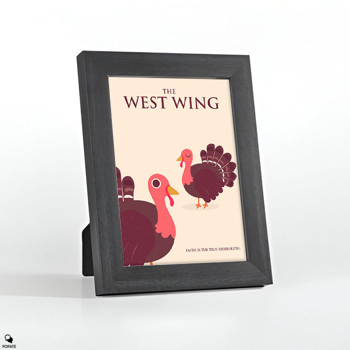 Thumbnail: The West Wing Minimalist Mini Framed Print - Shibboleth