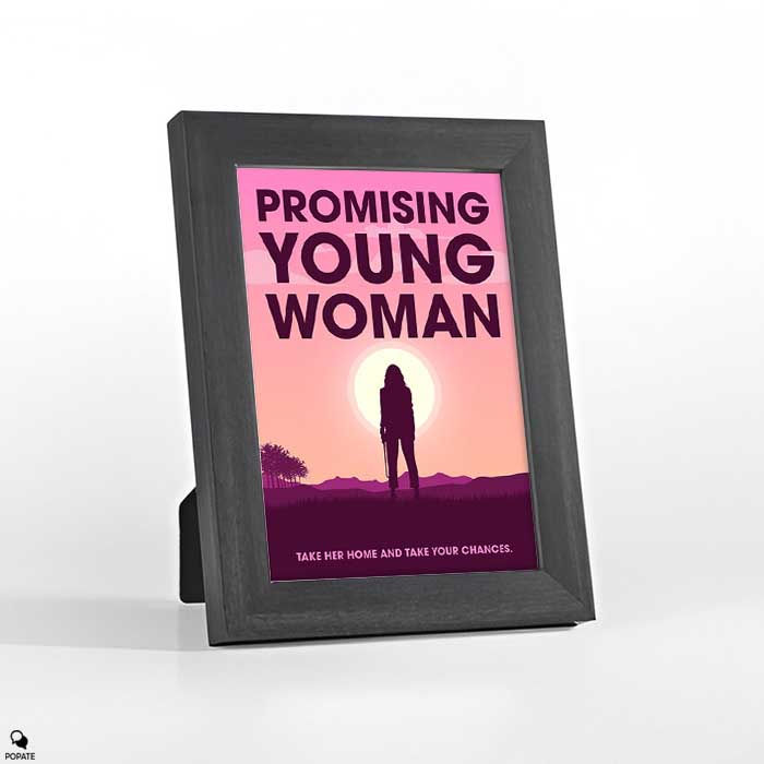 Thumbnail: Promising Young Woman Minimalist Mini Framed Print