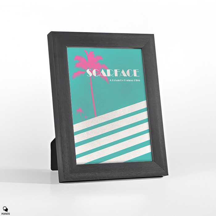 Thumbnail: Scarface Vintage Mini Framed Print