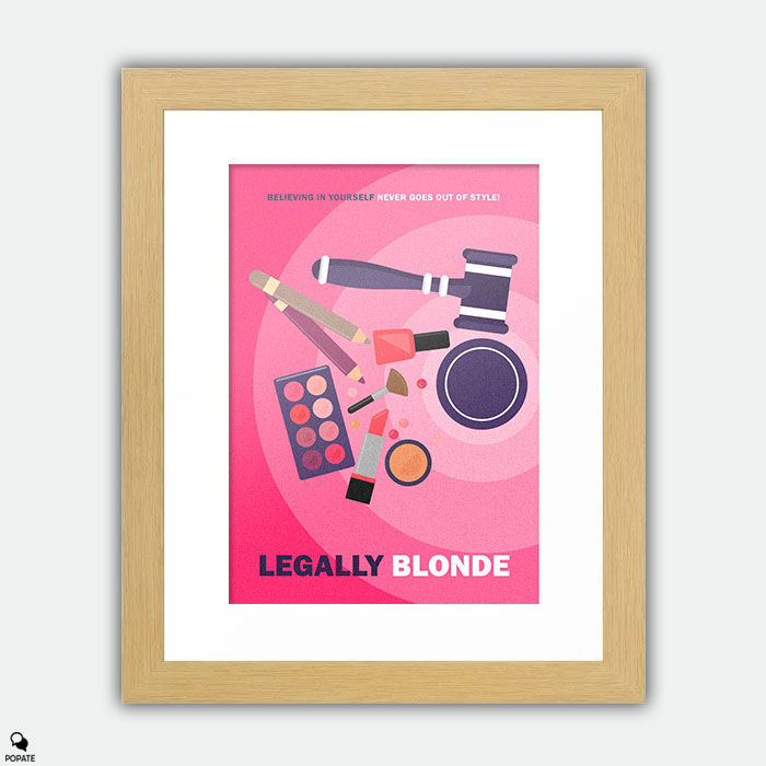 Thumbnail: Legally Blonde Minimalist Large Framed Print