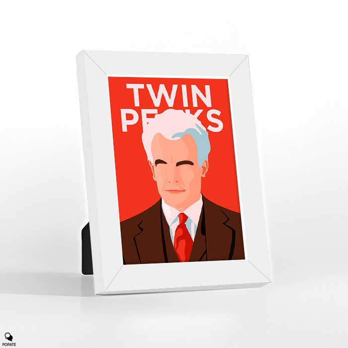 Thumbnail: Twin Peaks Minimalist Mini Framed Print - Leland Palmer
