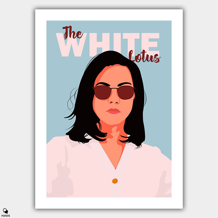 The White Lotus Minimalist Poster - Harper Spiller