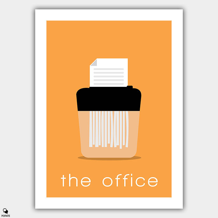 The Office Minimalist Poster - Paper Shredder