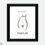 Thumbnail: Insecure Minimalist Large Framed Print