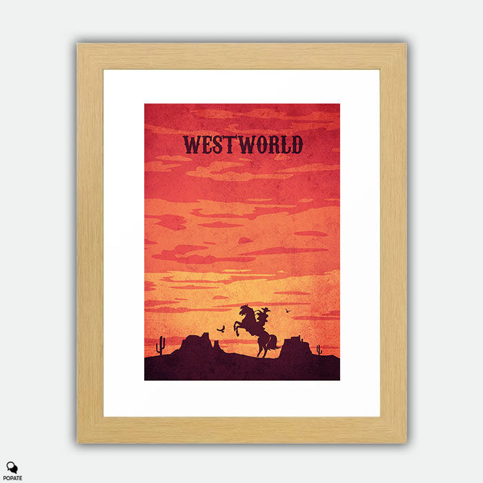 Thumbnail: Westworld Vintage Large Framed Print