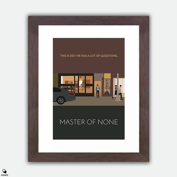Thumbnail: Master Of None Minimalist Framed Print