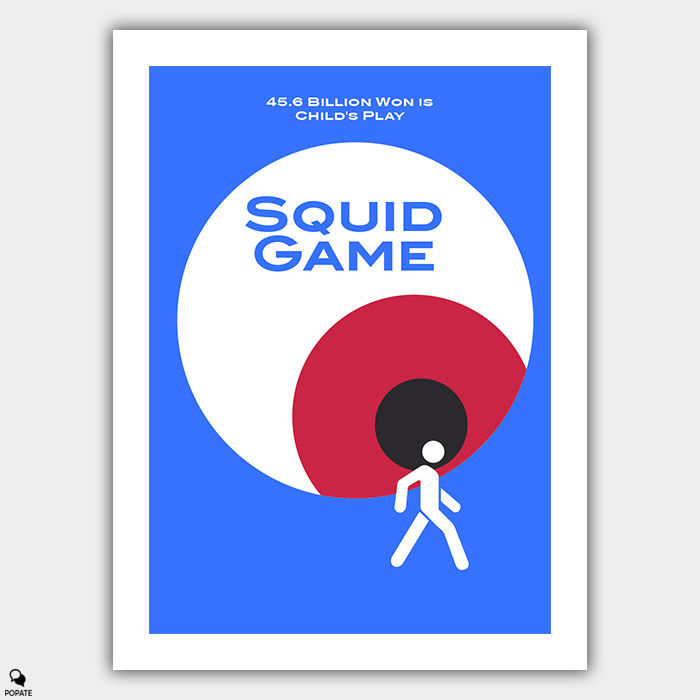 Squid Game Minimalist Poster - Red Light Green Light