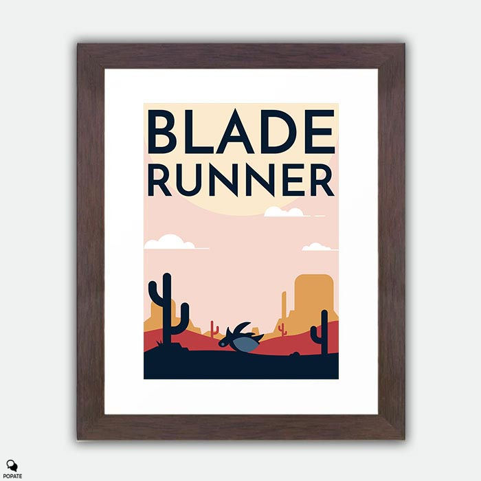 Thumbnail: Blade Runner Alternative Framed Print - Tortoise