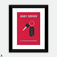 Baby Driver Alternative Framed Print - Car Key