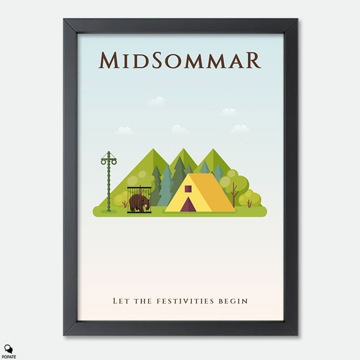 Midsommar Alternative Mini Framed Print - Longest Day