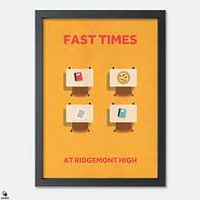 Fast Times At Ridgemont High Minimalist Mini Framed Print