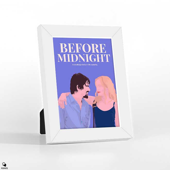 Thumbnail: Before Midnight Minimalist Mini Framed Print