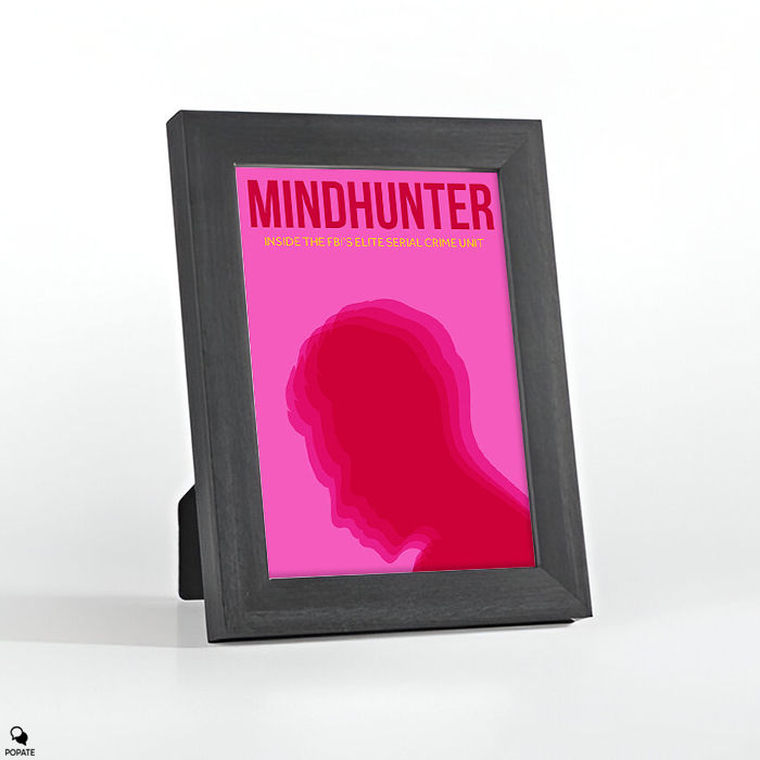Thumbnail: Mindhunter Minimalist Mini Framed Print - Cerebral