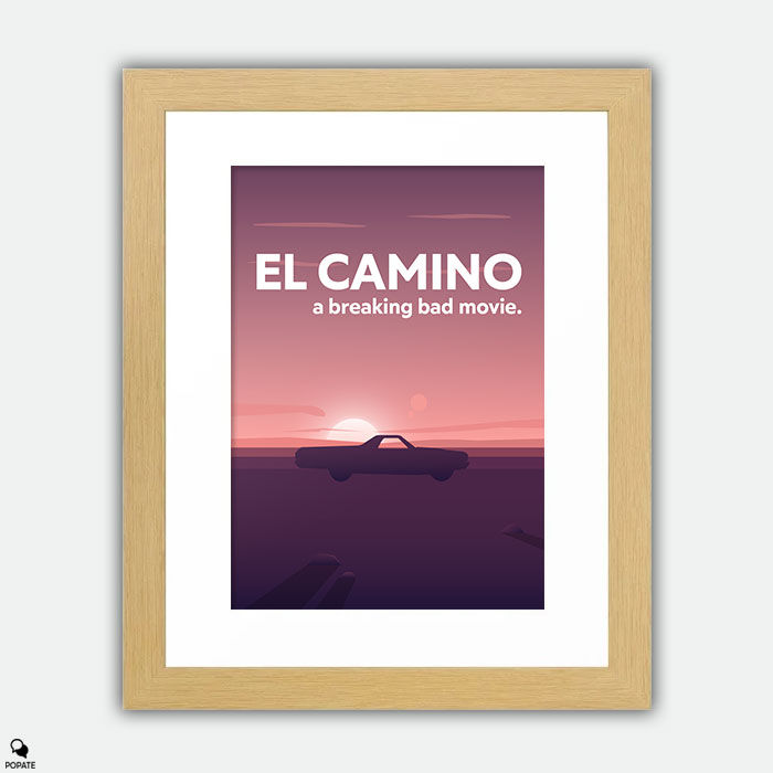 Thumbnail: El Camino A Breaking Bad Movie Alternative Large Framed Print