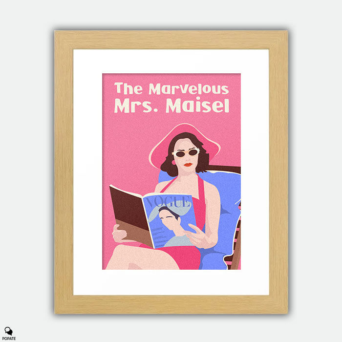 Thumbnail: The Marvelous Mrs. Maisel Alternative Large Framed Print - Miami